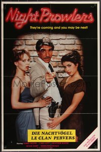 7g0431 NIGHT PROWLERS 24x37 1sh 1986 Harry Reems, they're coming and you may be next, ultra rare!