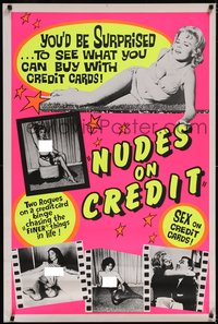 7g0074 NUDES ON CREDIT 1sh 1966 Nick Millard, adult delinquents, Love Now...Pay Later!