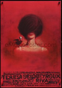 7g0201 THERESE commercial Polish 23x33 1970 Therese Desqueyroux, Franciszek Starowieyski art!