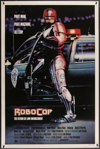 7g0469 ROBOCOP 1sh 1988 Paul Verhoeven, full-length cyborg police Peter Weller by Mike Bryan!