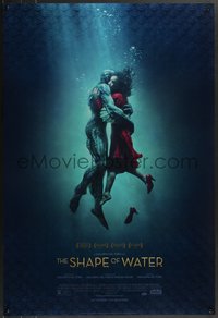 7g0484 SHAPE OF WATER advance DS 1sh 2017 Guillermo del Toro, Doug Jones as the Amphibian Man!