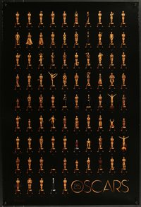 7g0228 85TH ANNUAL ACADEMY AWARDS 27x40 special poster 2013 winning character Oscar statuettes!