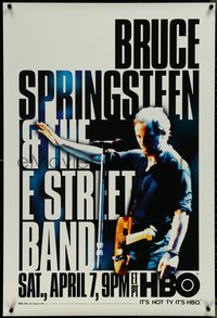 7g0136 BRUCE SPRINGSTEEN tv poster 2001 Live In New York City, the performer on stage!