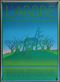 7g0176 L'ARBRE 22x30 French museum/art exhibition 1975 Jean-Michel Folon art, ultra rare!