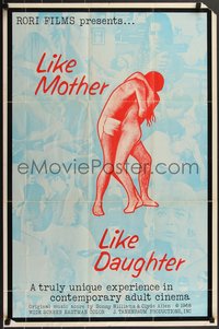 7g0238 LIKE MOTHER LIKE DAUGHTER 23x35 special poster 1968 Sebastian Gregory, Joann Morgan, sexy!