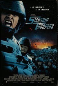 7g0502 STARSHIP TROOPERS DS 1sh 1997 Paul Verhoeven, based on Robert A. Heinlein's classic novel!