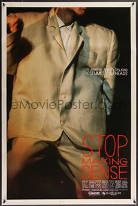 7g0503 STOP MAKING SENSE 1sh 1984 Jonathan Demme, Talking Heads, close-up of David Byrne's suit!