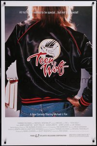 7g0516 TEEN WOLF 1sh 1985 teenage werewolf Michael J. Fox, different image!