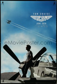 7g0521 TOP GUN: MAVERICK teaser DS 1sh 2022 Naval aviator Cruise on P-51 Mustang fighter airplane!