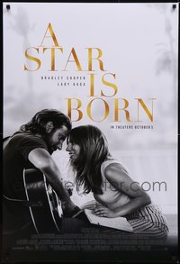 7h0355 LOT OF 16 UNFOLDED DOUBLE-SIDED ADVANCE STAR IS BORN ONE-SHEETS 2018 Lady Gaga, Brad Cooper