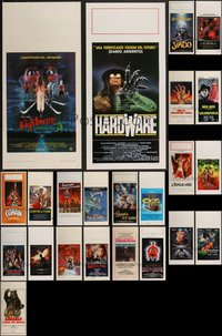 7h0861 LOT OF 23 MOSTLY FORMERLY FOLDED HORROR/SCI-FI/FANTASY ITALIAN LOCANDINAS 1970s-2010s cool!