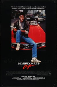 7h0026 LOT OF 5 UNFOLDED BEVERLY HILLS COP HALF SUBWAY POSTERS 1984 Eddie Murphy as Axel Foley!