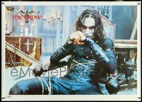 7h0008 LOT OF 6 UNFOLDED CROW ENGLISH COMMERCIAL POSTERS 1994 super close up of Brandon Lee!