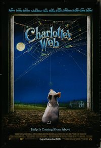 7h0344 LOT OF 17 UNFOLDED DOUBLE-SIDED 27X40 CHARLOTTE'S WEB ADVANCE ONE-SHEETS 2006 E.B. White