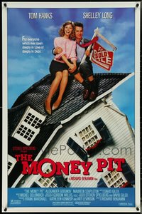 7h0600 LOT OF 5 UNFOLDED SINGLE-SIDED 27X41 MONEY PIT ONE-SHEETS 1986 Tom Hanks, Shelley Long