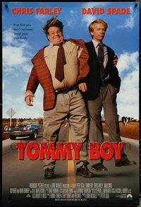 7h0656 LOT OF 4 UNFOLDED SINGLE-SIDED 27X40 TOMMY BOY ONE-SHEETS 1995 Chris Farley, David Spade