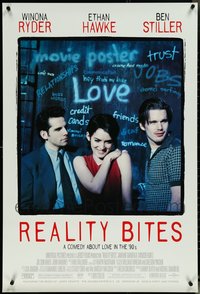 7h0395 LOT OF 13 UNFOLDED SINGLE-SIDED 27X40 REALITY BITES ONE-SHEETS 1994 Stiller, Ryder, Hawke