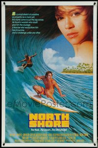 7h0523 LOT OF 7 UNFOLDED SINGLE-SIDED 27X41 NORTH SHORE ONE-SHEETS 1987 cool Hawaii surfing image!