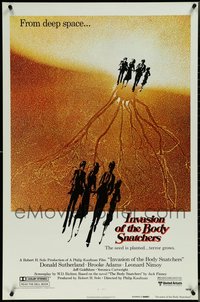 7h0655 LOT OF 4 UNFOLDED SINGLE-SIDED 27X41 INVASION OF THE BODY SNATCHERS ADVANCE ONE-SHEETS 1978