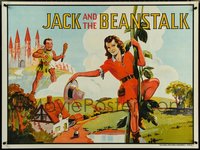 7h0033 LOT OF 4 UNFOLDED JACK & THE BEANSTALK ENGLISH STAGE PLAY BRITISH QUADS 1930s female lead!