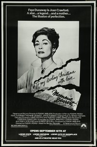 7h0023 LOT OF 16 UNFOLDED MOMMIE DEAREST HALF SUBWAY POSTERS 1981 Faye Dunaway as Joan Crawford!