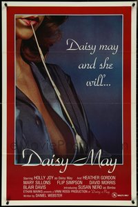 7h0483 LOT OF 9 TRI-FOLDED SINGLE-SIDED DAISY MAY ONE-SHEETS 1979 she may and she will, sexy!