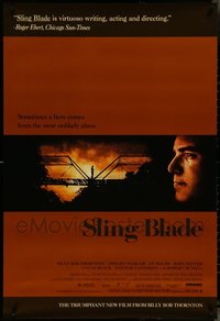 7h0493 LOT OF 8 UNFOLDED SINGLE-SIDED SLING BLADE ONE-SHEETS 1996 Billy Bob Thornton classic!