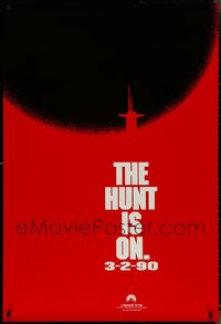 7h0606 LOT OF 5 UNFOLDED SINGLE-SIDED 27X40 HUNT FOR RED OCTOBER TEASER ONE-SHEETS 1990 Connery