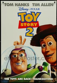 7h0620 LOT OF 5 UNFOLDED DOUBLE-SIDED 27X40 TOY STORY 2 ADVANCE ONE-SHEETS 1999 Disney/Pixar!