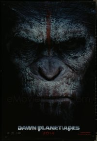 7h0615 LOT OF 5 UNFOLDED DOUBLE-SIDED DAWN OF THE PLANET OF THE APES INT'L TEASER STYLE A ONE-SHEETS 2014