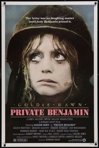 7h0598 LOT OF 5 UNFOLDED SINGLE-SIDED 27X41 PRIVATE BENJAMIN ONE-SHEETS 1980 Goldie Hawn!