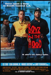 7h0505 LOT OF 8 UNFOLDED SINGLE-SIDED 27X40 BOYZ N THE HOOD ONE-SHEETS 1991 Ice Cube, Gooding Jr.