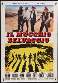 7h0122 LOT OF 18 UNFOLDED WILD BUNCH ITALIAN COMMERCIAL POSTERS 1990s Sam Peckinpah classic!