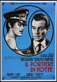 7h0131 LOT OF 9 UNFOLDED NIGHT PORTER ITALIAN COMMERCIAL POSTERS 1990s Bogarde, Charlotte Rampling