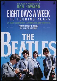 7h0167 LOT OF 13 UNFOLDED BEATLES EIGHT DAYS A WEEK THE TOURING YEARS ITALIAN ONE-SHEETS 2016