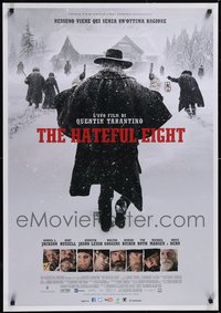 7h0190 LOT OF 4 UNFOLDED HATEFUL EIGHT ITALIAN ONE-SHEETS 2015 directed by Quentin Tarantino!