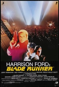 7h0140 LOT OF 2 UNFOLDED BLADE RUNNER ITALIAN COMMERCIAL POSTERS 1990s Harrison Ford, Ridley Scott