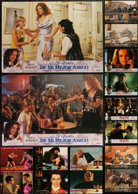 7h0739 LOT OF 24 MOSTLY UNFOLDED SPANISH 18X25 POSTERS 1990s a variety of movie scenes!