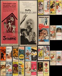 7h0805 LOT OF 29 MOSTLY UNFOLDED 1960S INSERTS 1960s great images from a variety of movies!