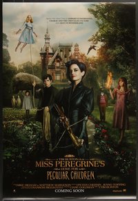 7h0565 LOT OF 6 UNFOLDED DOUBLE-SIDED 27X40 MISS PEREGRINE'S HOME FOR PECULIAR CHILDREN INTERNATIONAL S 2016