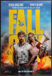 7h0614 LOT OF 5 UNFOLDED DOUBLE-SIDED FALL GUY MAY 3 STYLE TEASER ONE-SHEETS 2024 Gosling, Blunt