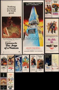 7h0830 LOT OF 21 MOSTLY UNFOLDED 1970S INSERTS 1970s great images from a variety of movies!