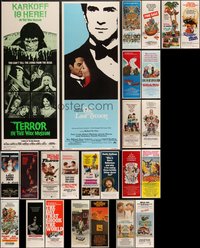 7h0817 LOT OF 25 UNFOLDED 1970S INSERTS 1970s great images from a variety of movies!