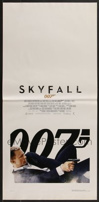 7h0946 LOT OF 5 FORMERLY FOLDED SKYFALL ITALIAN LOCANDINAS 2012 Daniel Craig as James Bond 007!