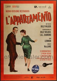 7h0178 LOT OF 9 UNFOLDED APARTMENT R2018 ITALIAN ONE-SHEETS R2018 Lemmon, MacLaine, Billy Wilder