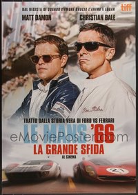 7h0187 LOT OF 5 UNFOLDED FORD V FERRARI TEASER ITALIAN ONE-SHEETS 2019 Matt Damon, Christian Bale