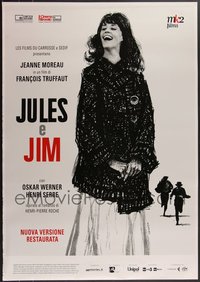 7h0170 LOT OF 11 UNFOLDED JULES & JIM R2019 ITALIAN ONE-SHEETS R2019 Jeanne Moreau, Truffaut!