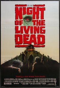 7h0697 LOT OF 3 UNFOLDED SINGLE-SIDED NIGHT OF THE LIVING DEAD ONE-SHEETS 1990 George A. Romero!