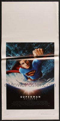 7h0893 LOT OF 11 FORMERLY FOLDED SUPERMAN RETURNS ITALIAN LOCANDINAS 2006 Brandon Routh!