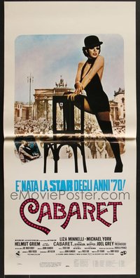 7h0910 LOT OF 10 FORMERLY FOLDED CABARET R1980S ITALIAN LOCANDINAS 1980 Liza Minnelli, Bob Fosse